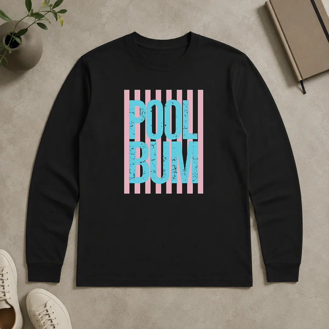 Premium Original Pool Bum Retro Stripes Sunshine Long Sleeve Shirt Premium Original Pool Bum Retro Stripes Sunshine Long Sleeve Shirt