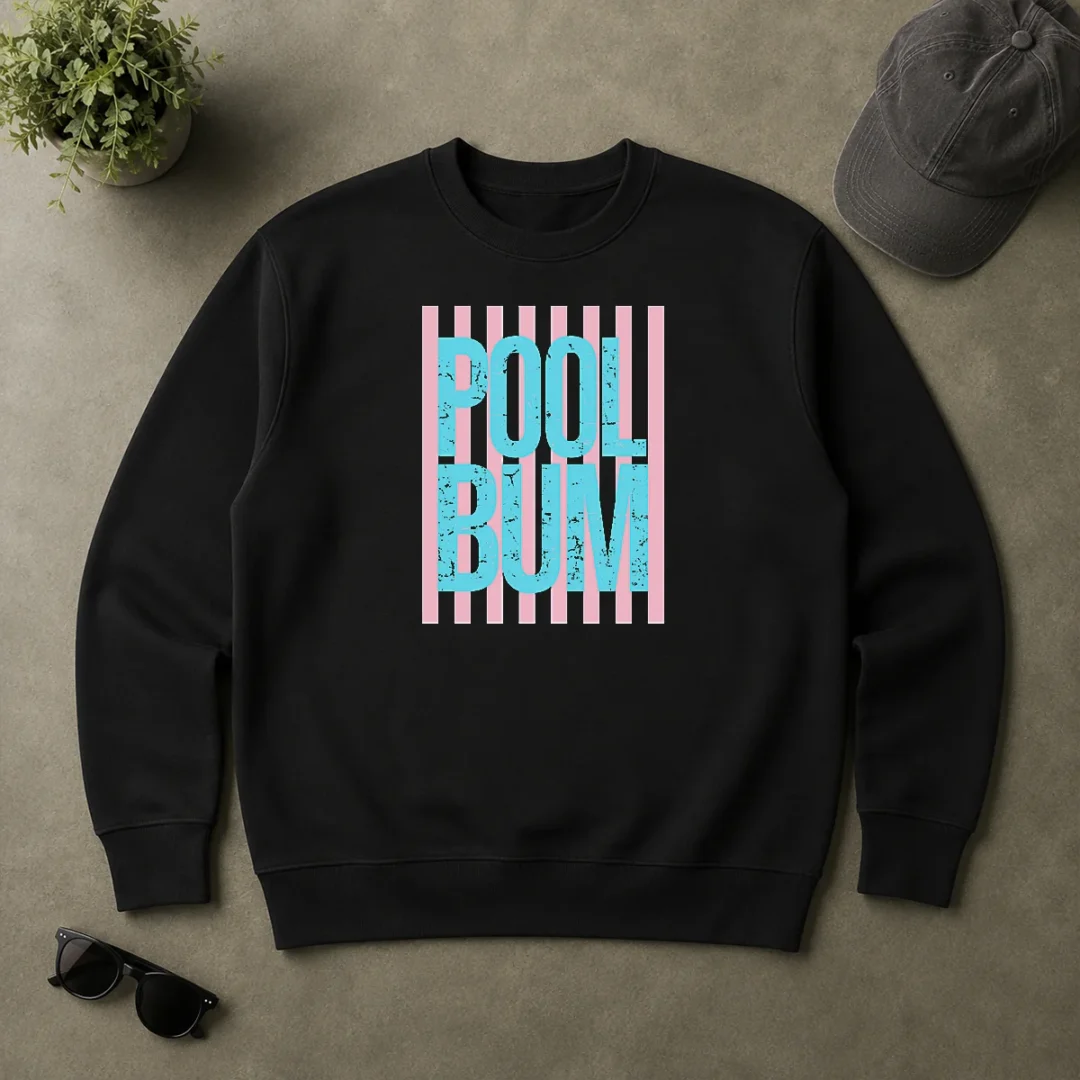Premium Original Pool Bum Retro Stripes Sunshine Sweater Premium Original Pool Bum Retro Stripes Sunshine Sweater