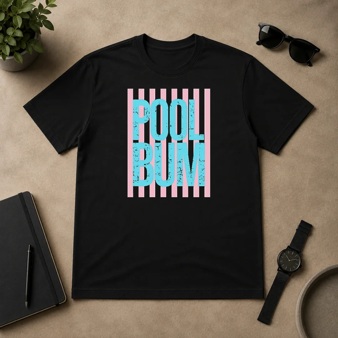 Premium Original Pool Bum Retro Stripes Sunshine t shirt Premium Original Pool Bum Retro Stripes Sunshine