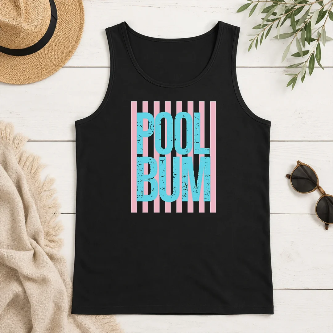 Premium Original Pool Bum Retro Stripes Sunshine Tank Top Premium Original Pool Bum Retro Stripes Sunshine Tank Top