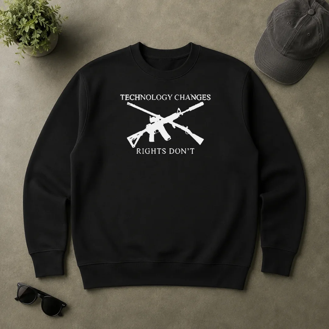 Premium Original Technology Changes Rights Don'T Crossed AR 15 And Musket Sweater Premium Original Technology Changes Rights Don'T Crossed AR 15 And Musket Sweater