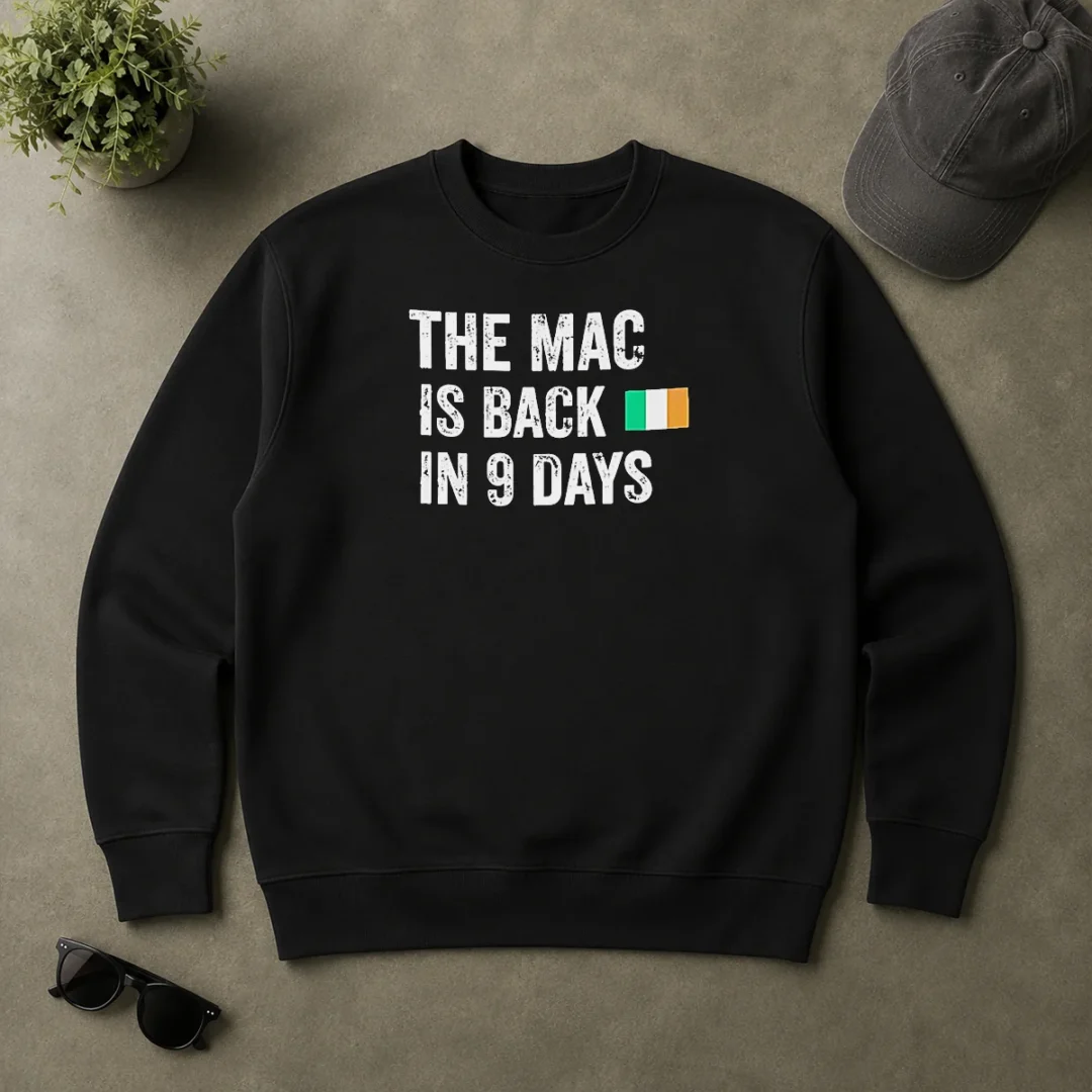 Premium Original The Mac Is Back In 9 Days Flag Sweater Premium Original The Mac Is Back In 9 Days Flag Sweater