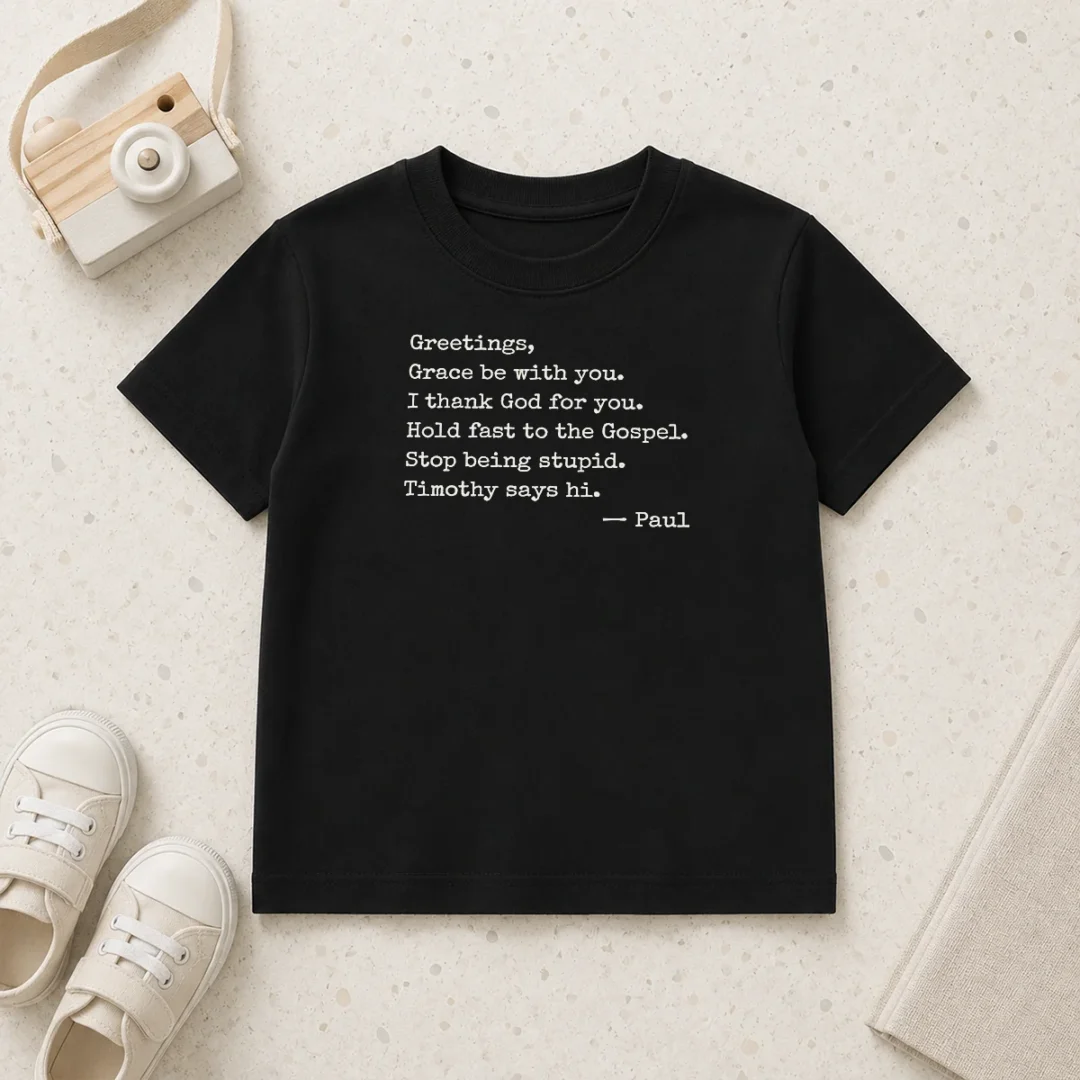 premium-paul-greetings-grace-be-with-you-i-thank-god-for-you-kids-t-shirt Premium Paul Greetings Grace Be With You I Thank God For You Kids T-Shirt