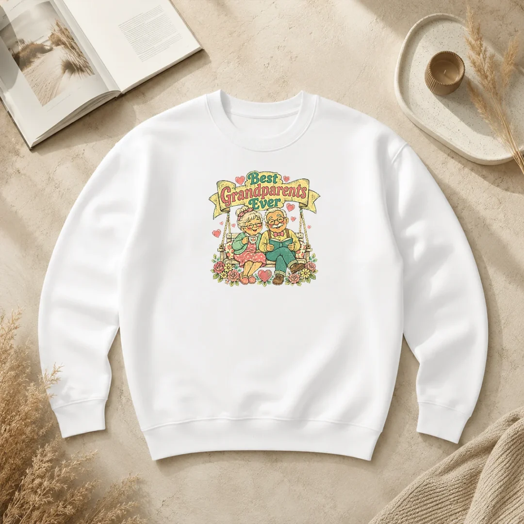 Premium Pretty Best Grandparents Ever For Grandparents Day Retro Sweater Premium Pretty Best Grandparents Ever For Grandparents Day Retro Sweater