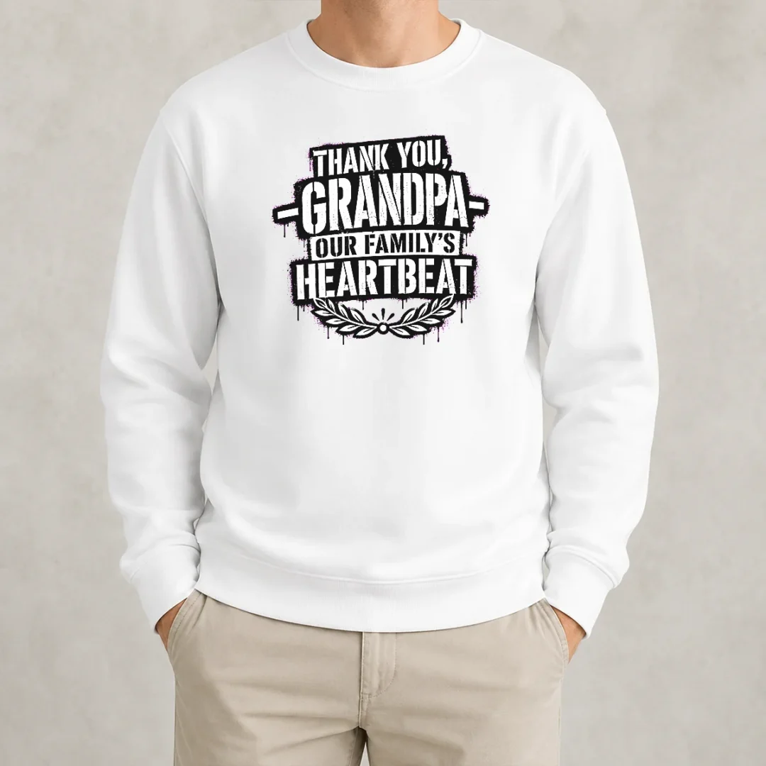 premium-pretty-family-celebration-grandpa-thank-you-stencil-sweater Premium Pretty Family Celebration Grandpa Thank You Stencil Sweater