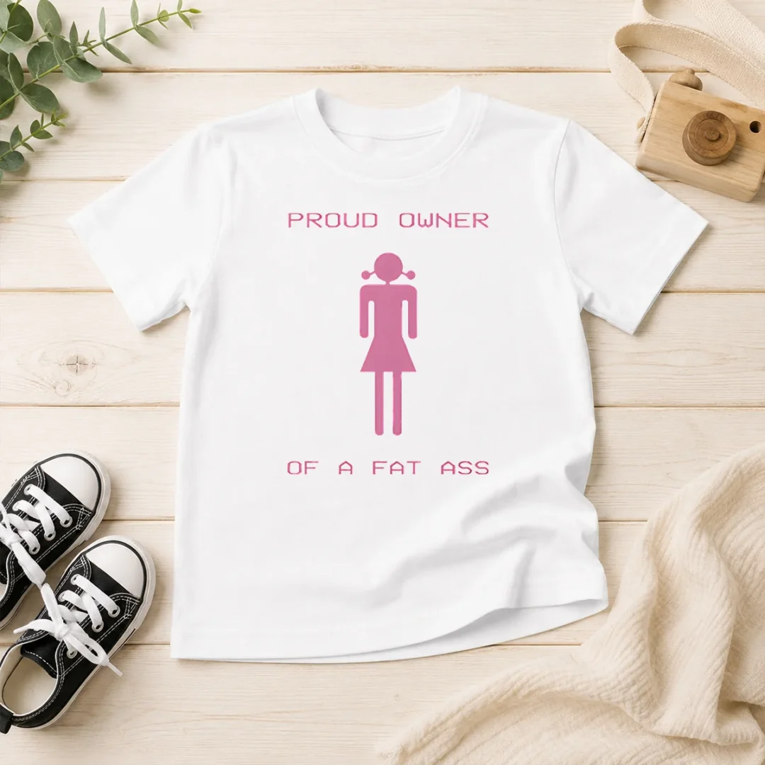 premium-pretty-proud-owner-of-a-fat-ass-kids-t-shirt Premium Pretty Proud Owner Of A Fat Ass Kids T-Shirt
