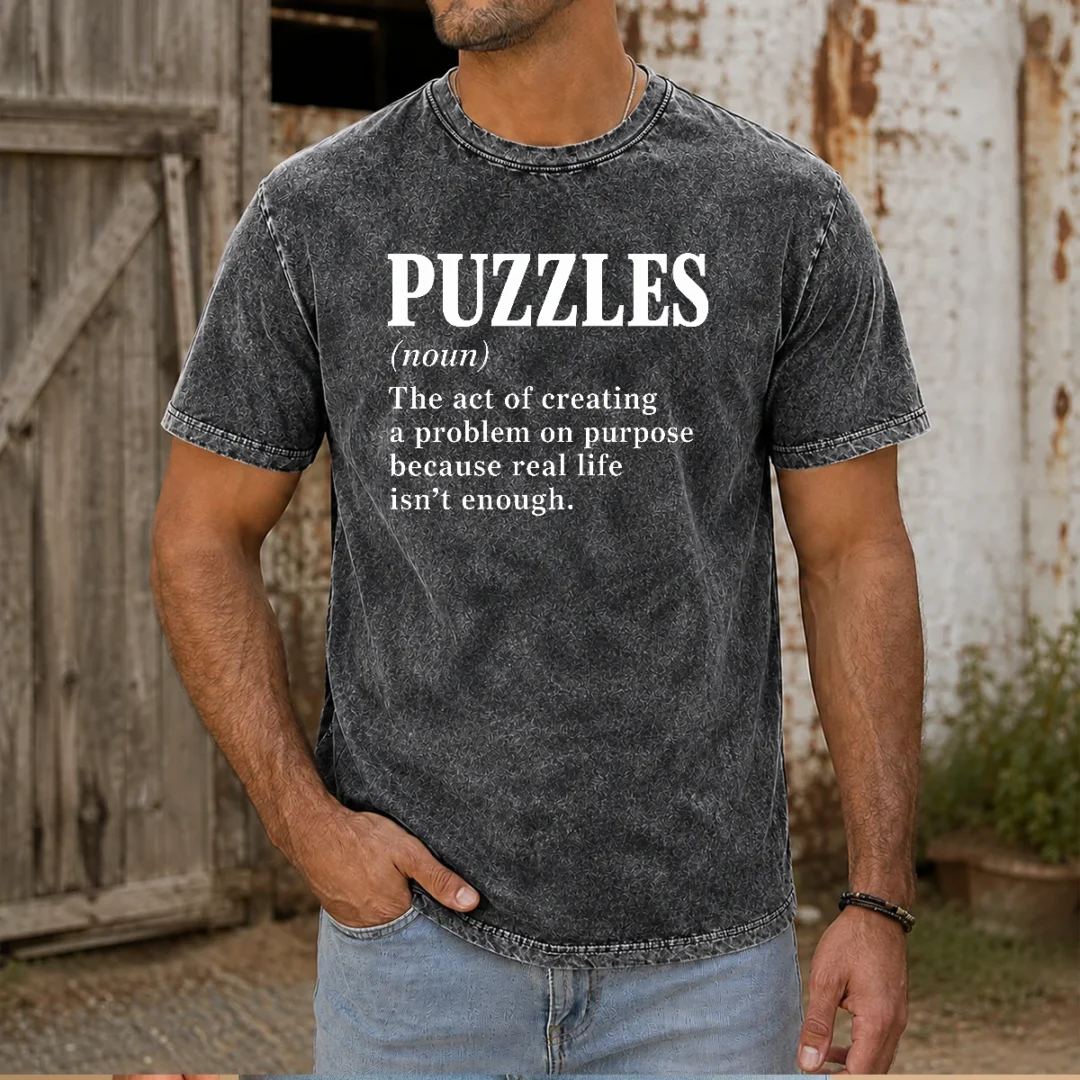 premium-puzzles-the-art-of-creating-problems-washed-t-shirt Premium Puzzles The Art Of Creating Problems Washed T-Shirt