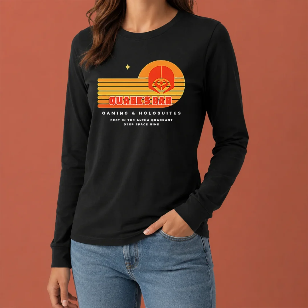 premium-quark-s-bar-gaming-holosuites-deep-space-nine-retro-long-sleeve-shirt Premium Quark'S Bar Gaming & Holosuites Deep Space Nine Retro Long Sleeve Shirt