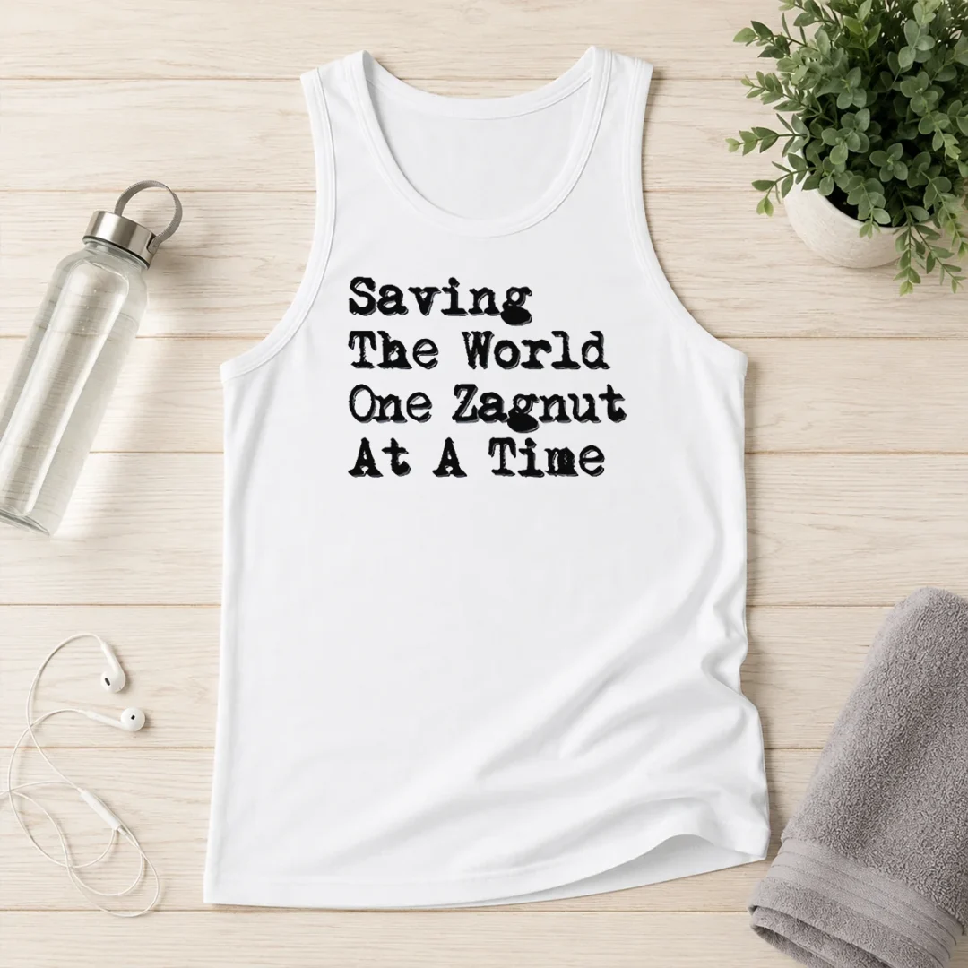 premium-saving-the-world-one-zagnut-at-a-time-tank-top Premium Saving The World One Zagnut At A Time Tank Top