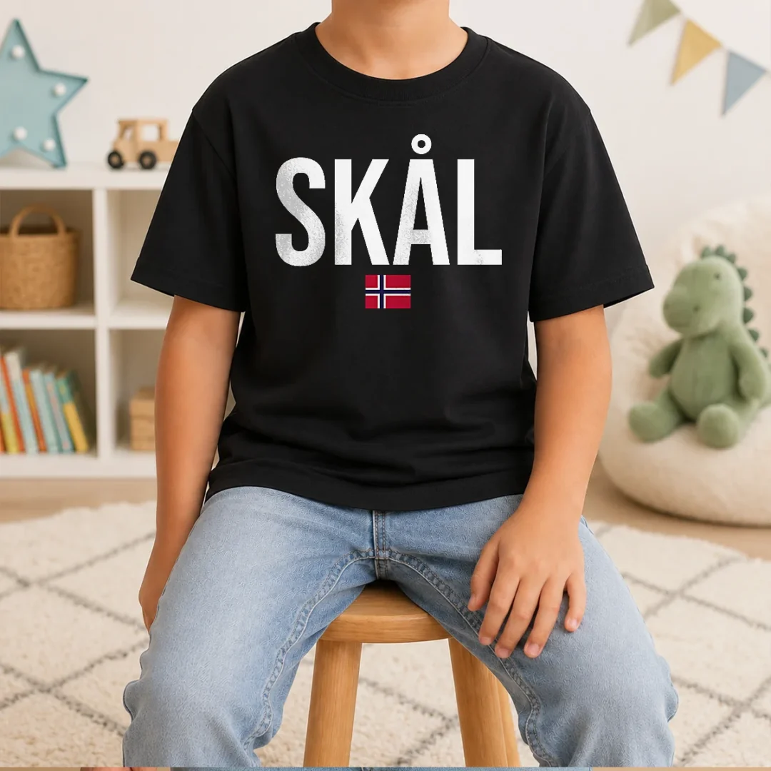 premium-skal-norwegian-phrase-saying-gift-cheers-in-norway-kids-t-shirt Premium Skal Norwegian Phrase Saying Gift Cheers In Norway Kids T-Shirt