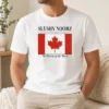 Premium Slushynoobz Canada Facts Creator Fan The Beauty Of The North t shirt in classic fit, showcasing northern themed graphic design