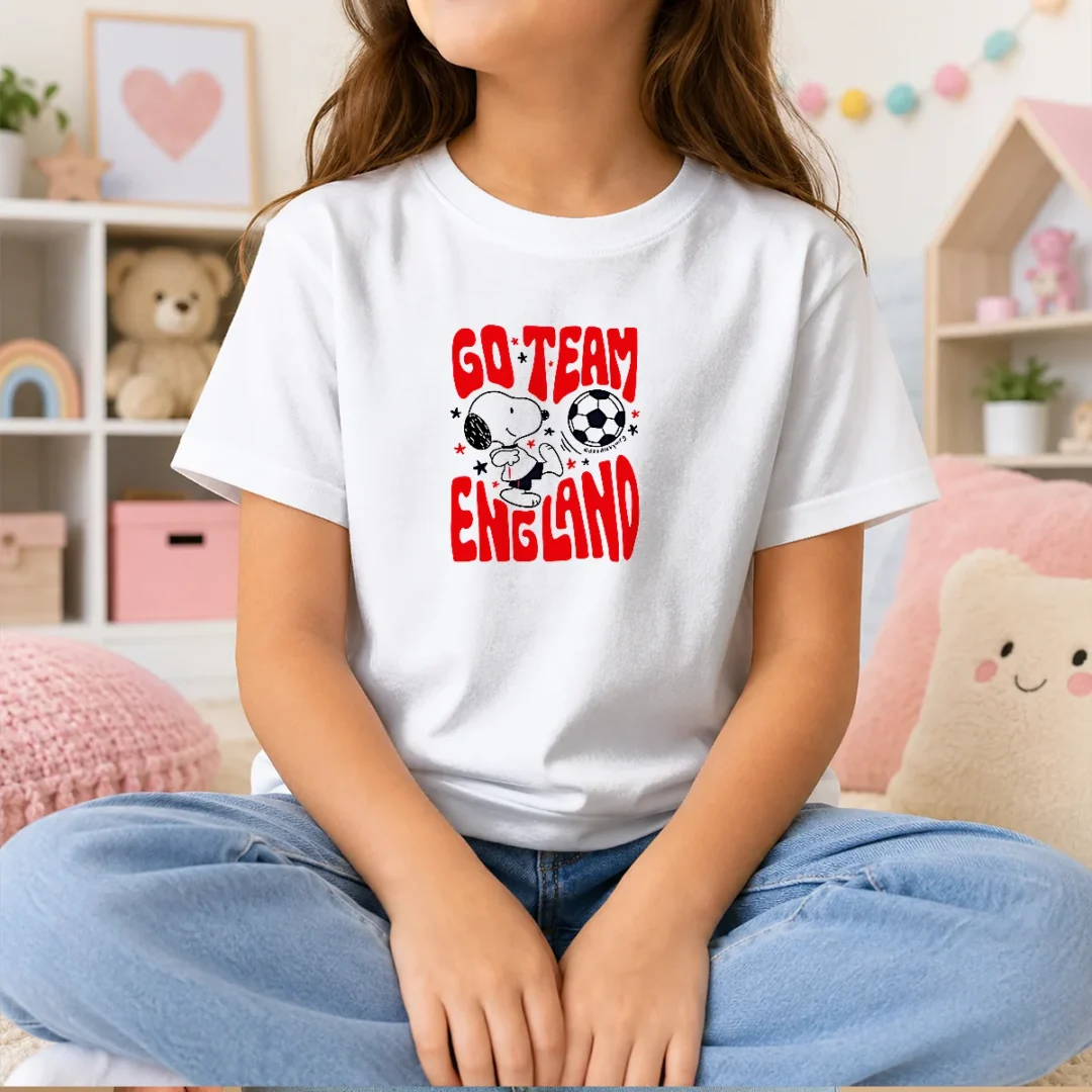 premium-snoopy-england-go-team-england-world-cup-2026-kids-t-shirt Premium Snoopy England Go Team England World Cup 2026 Kids T-Shirt