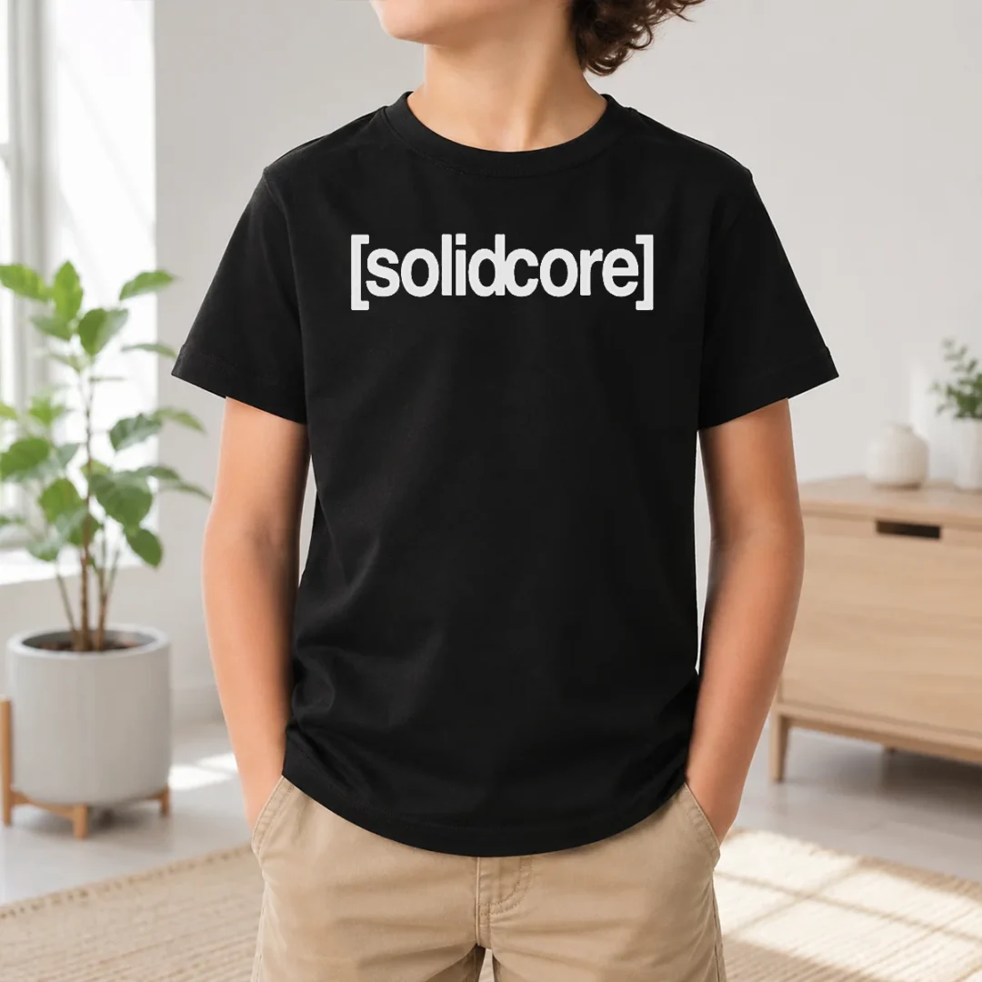 Premium Solidcore Merch Logo Kids T Shirt Premium Solidcore Merch Logo Kids T-Shirt