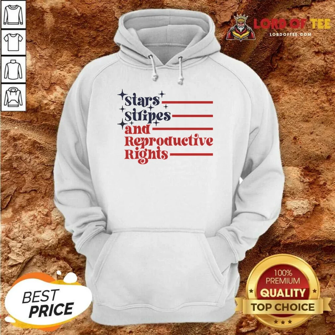 Premium Stars Stripes And Reproductive Rights Patriotic Lettering With Striped Lines Hoodie hoodie optimized Premium Stars Stripes And Reproductive Rights Patriotic Lettering With Striped Lines Hoodie optimized for comfort and style