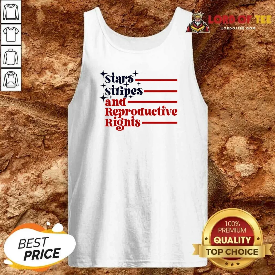 Premium Stars Stripes And Reproductive Rights Patriotic Lettering With Striped Lines Tank Top tank top optimized Premium Stars Stripes And Reproductive Rights Patriotic Lettering With Striped Lines Tank Top