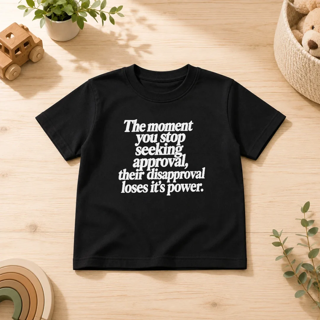 premium-the-moment-you-stop-seeking-approval-kids-t-shirt-kid-t-shirt Premium The Moment You Stop Seeking Approval Kids T-Shirt