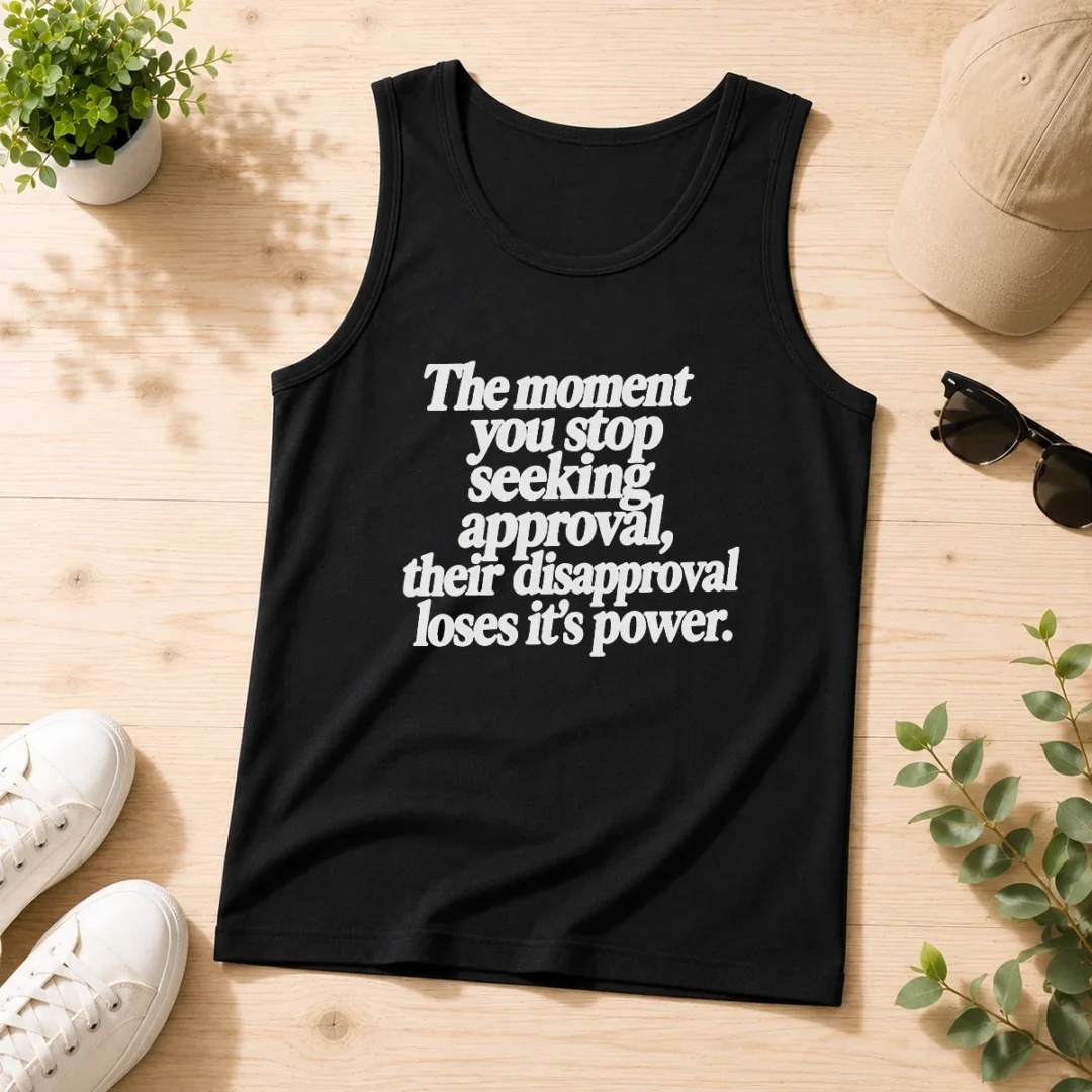 premium-the-moment-you-stop-seeking-approval-tank-top Premium The Moment You Stop Seeking Approval Tank Top