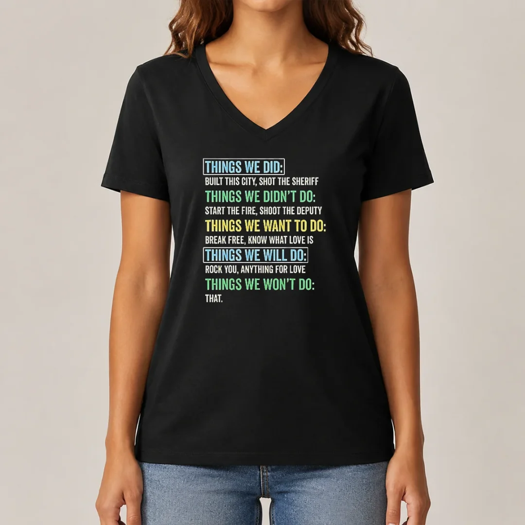 premium-things-we-did-things-we-won-t-do-rock-songs-v-neck-shirt-1 Premium Things We Did Things We Won'T Do Rock Songs V-Neck Shirt