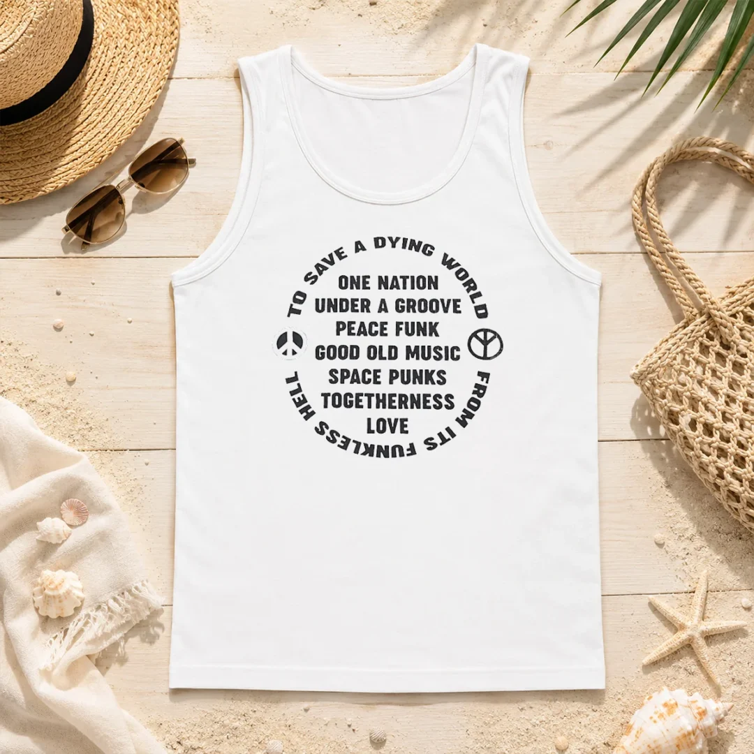 Premium To Save A Dying World One Nation Under A Groove Peace Funk Good Old Music Tank Top Premium To Save A Dying World One Nation Under A Groove Peace Funk Good Old Music Tank Top