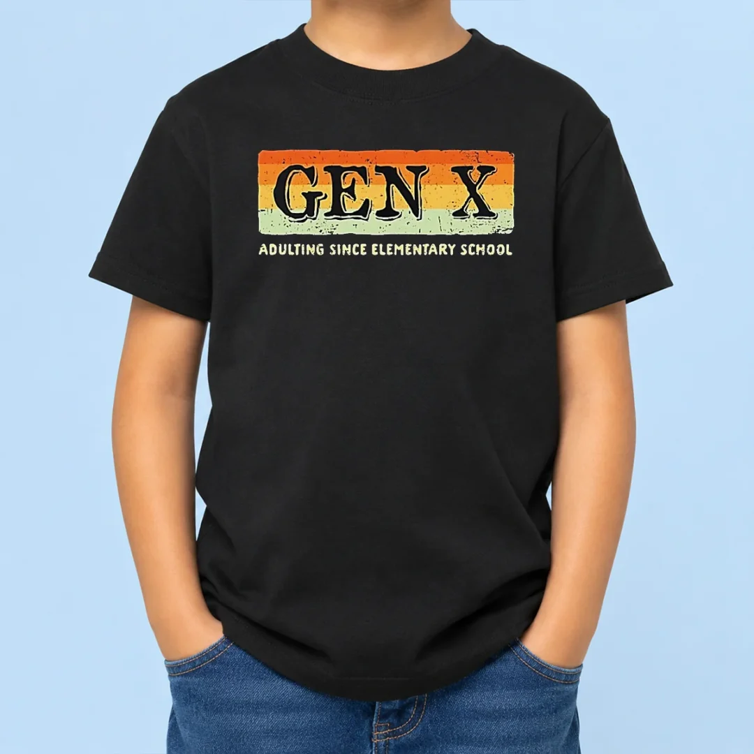 premium-top-gen-x-adulting-since-elementary-school-kids-t-shirt Premium Top Gen X Adulting Since Elementary School Kids T-Shirt