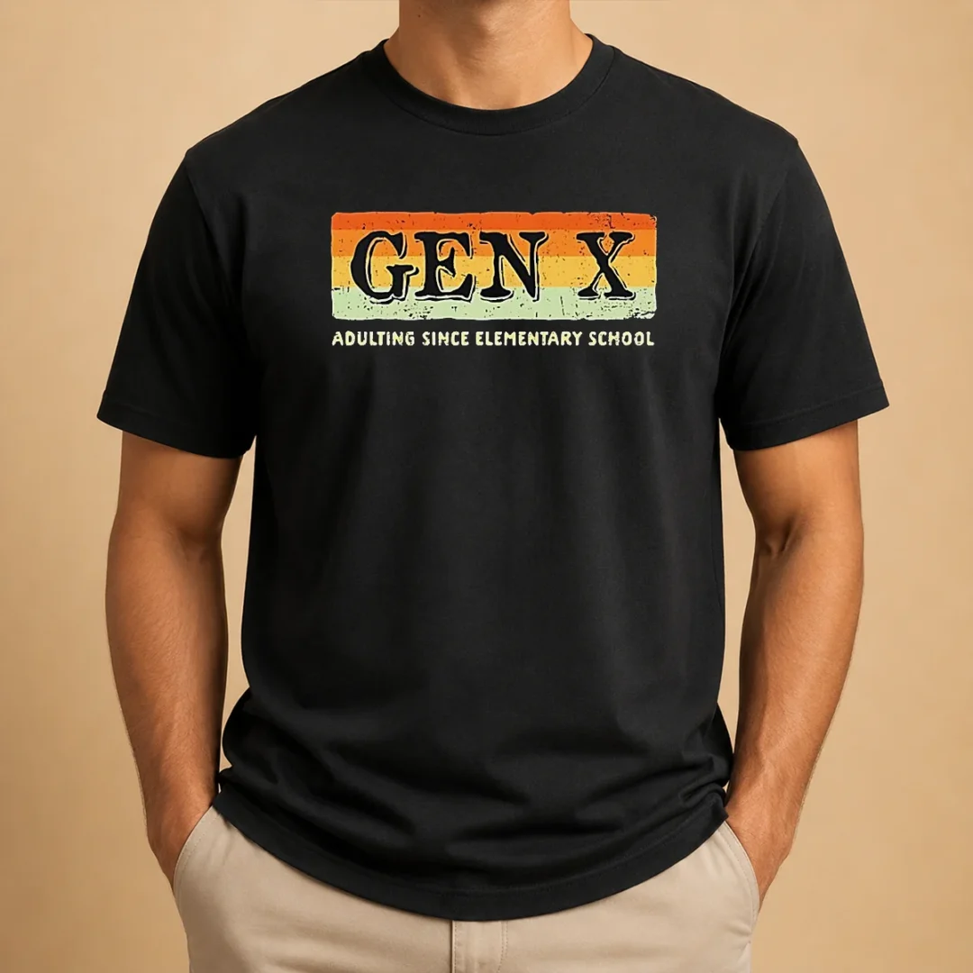 premium-top-gen-x-adulting-since-elementary-school-t-shirt-1 Premium Top Gen X Adulting Since Elementary School