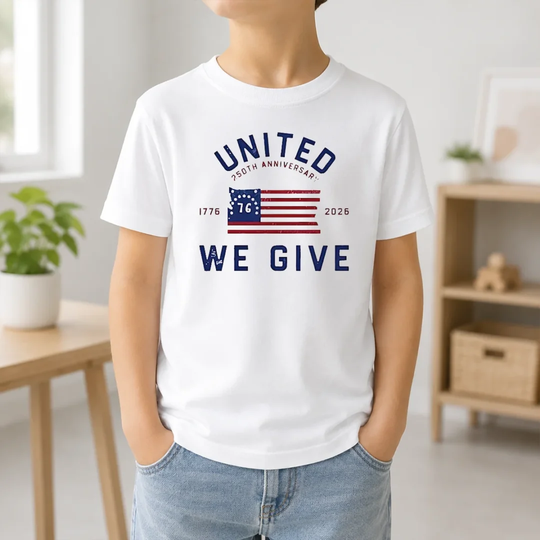 Premium United 250th Anniversary We Give 1776 2026 Kids T Shirt Premium United 250th Anniversary We Give 1776 2026 Kids T-Shirt