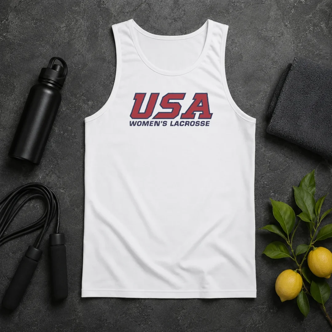 Premium USA Women'S Lacrosse Tank Top Premium USA Women'S Lacrosse Tank Top