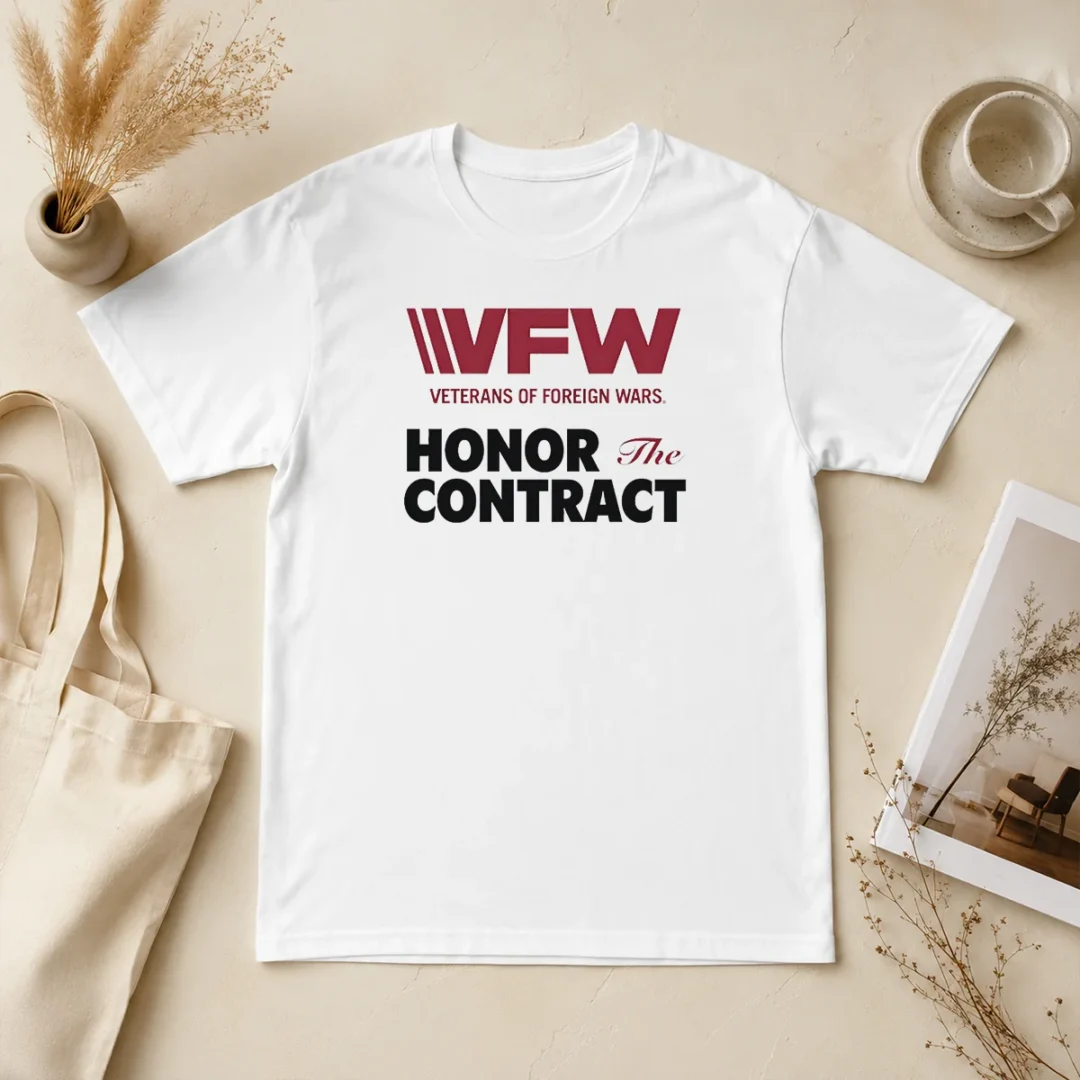 Premium VFW Veterans Of Foreign Wars Honor The Contract Logo t shirt Premium VFW Veterans Of Foreign Wars Honor The Contract Logo