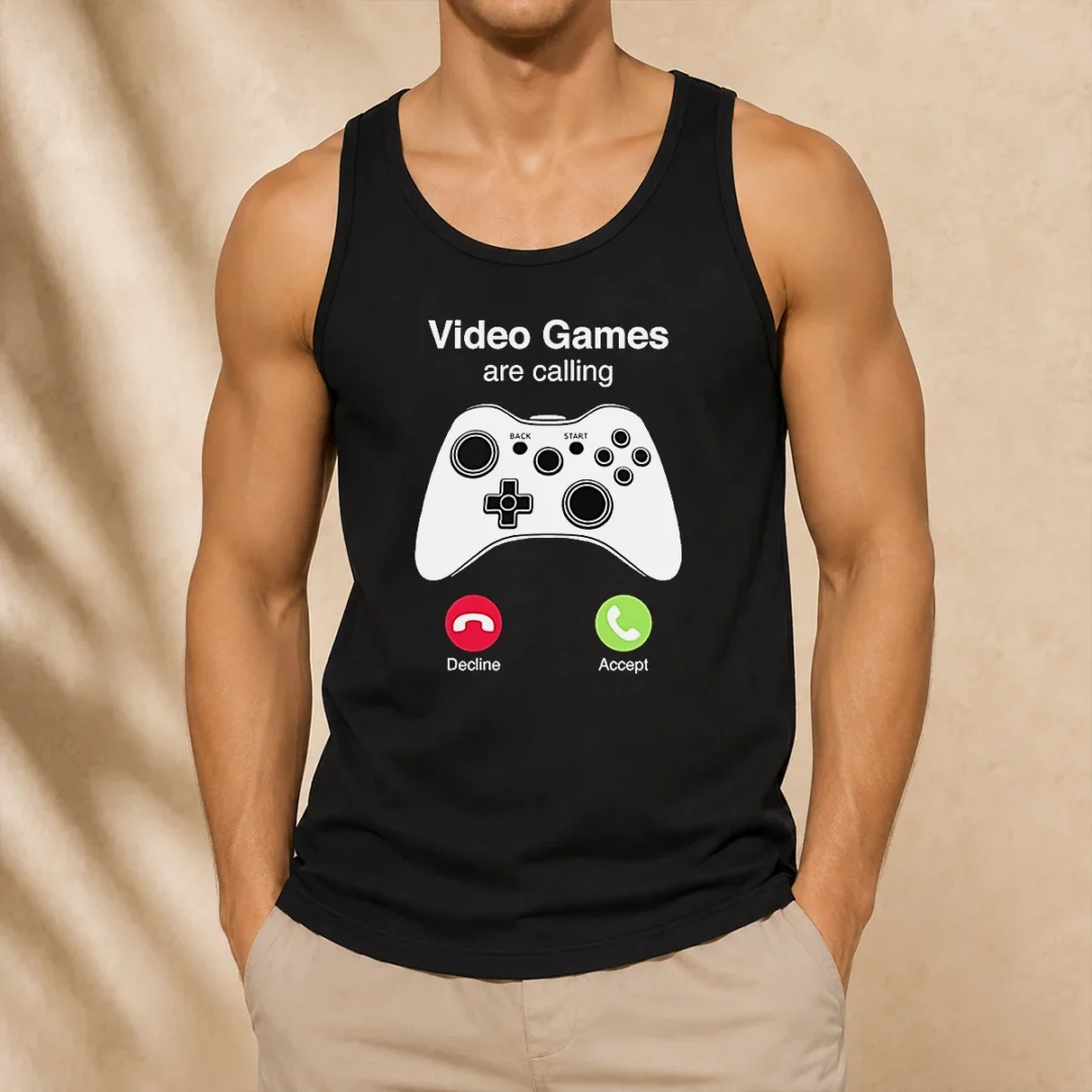 premium-video-games-are-calling-gaming-controller-phone-screen-tank-top Premium Video Games Are Calling Gaming Controller Phone Screen Tank Top