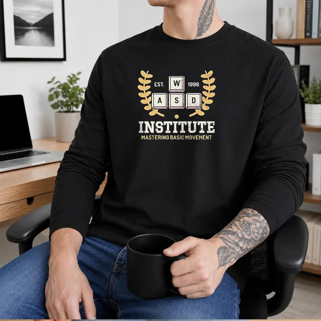 premium-wasd-institute-est-1996-mastering-basic-movement-long-sleeve-shirt Premium WASD Institute Est 1996 Mastering Basic Movement Long Sleeve Shirt