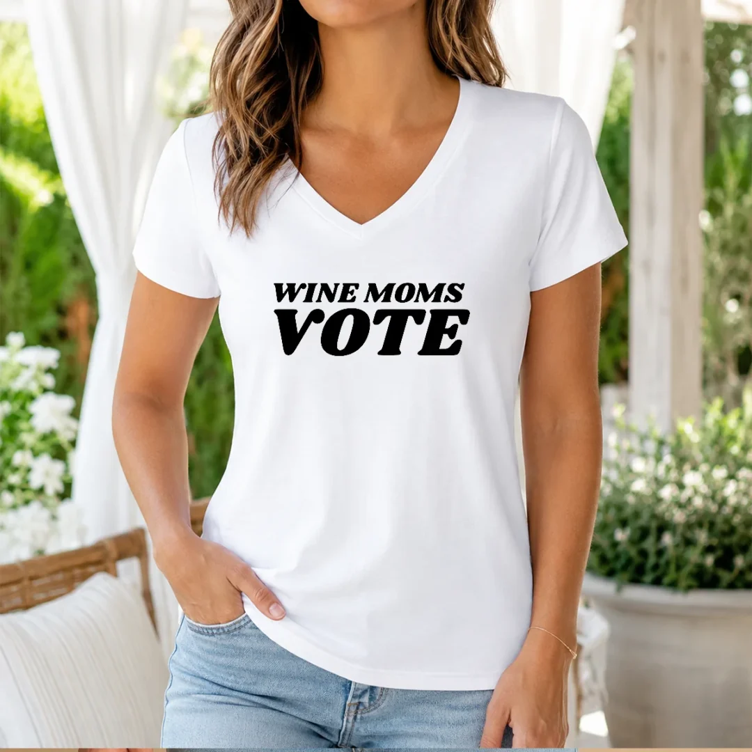 premium-wine-moms-vote-v-neck-shirt Premium Wine Moms Vote V-Neck Shirt
