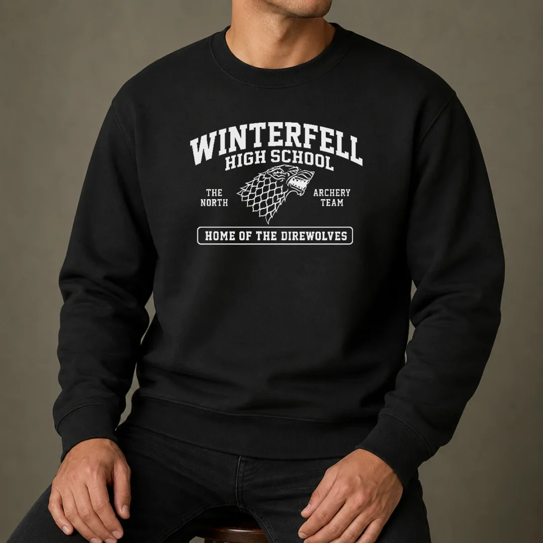premium-winterfell-high-school-geek-sweater Premium Winterfell High School Geek Sweater