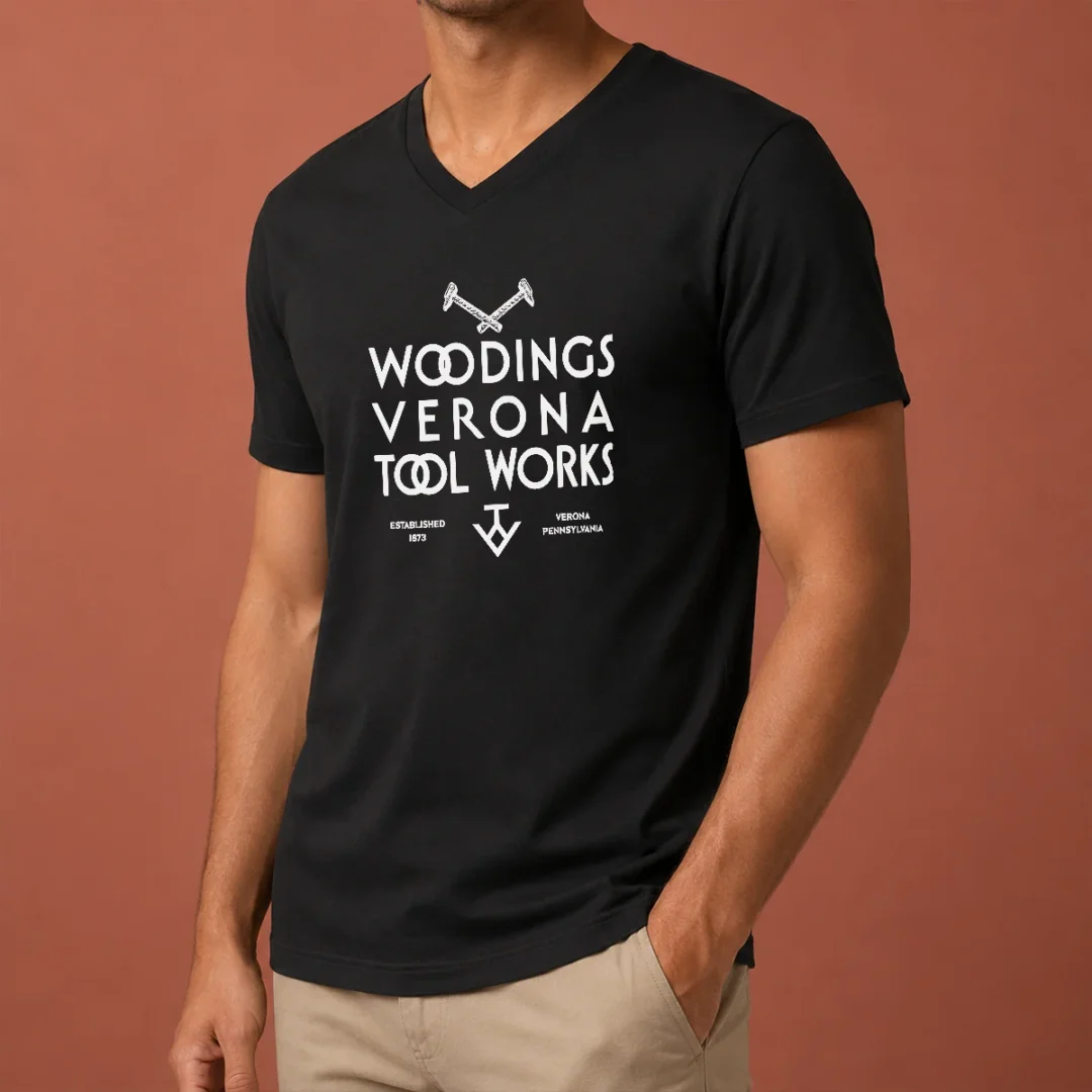 premium-woodings-verona-tool-works-established-1873-pennsylvania-v-neck-shirt Premium Woodings Verona Tool Works Established 1873 Pennsylvania V-Neck Shirt