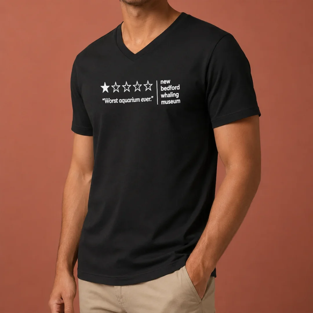 premium-worst-aquarium-ever-new-bedford-whaling-museum-v-neck-shirt Premium Worst Aquarium Ever New Bedford Whaling Museum V-Neck Shirt