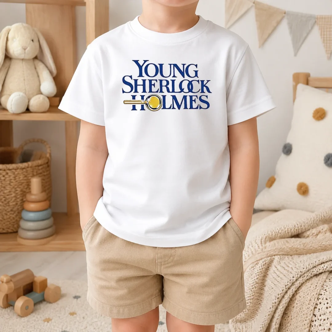 Premium Young Sherlock Holmes Movie Logo 1985 Film Kids T Shirt Premium Young Sherlock Holmes Movie Logo 1985 Film Kids T-Shirt
