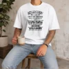 Pretty Attention I Am Out Of Order Until Further Notice My Stupid People Filter t shirt in black, front view with bold white text