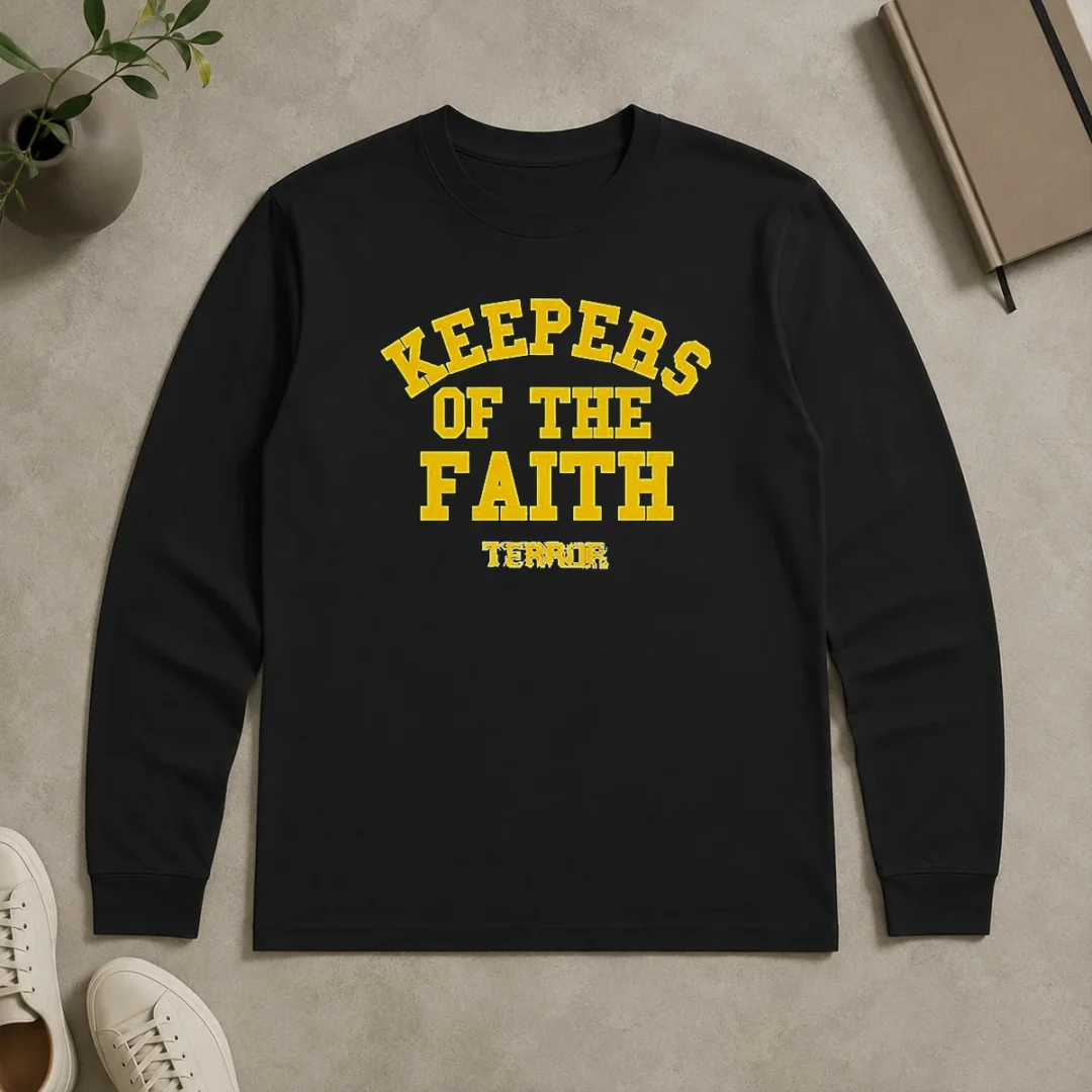 Pretty Awesome Terror Keepers Of The Faith Hardcore Band Long Sleeve Shirt Pretty Awesome Terror Keepers Of The Faith Hardcore Band Long Sleeve Shirt
