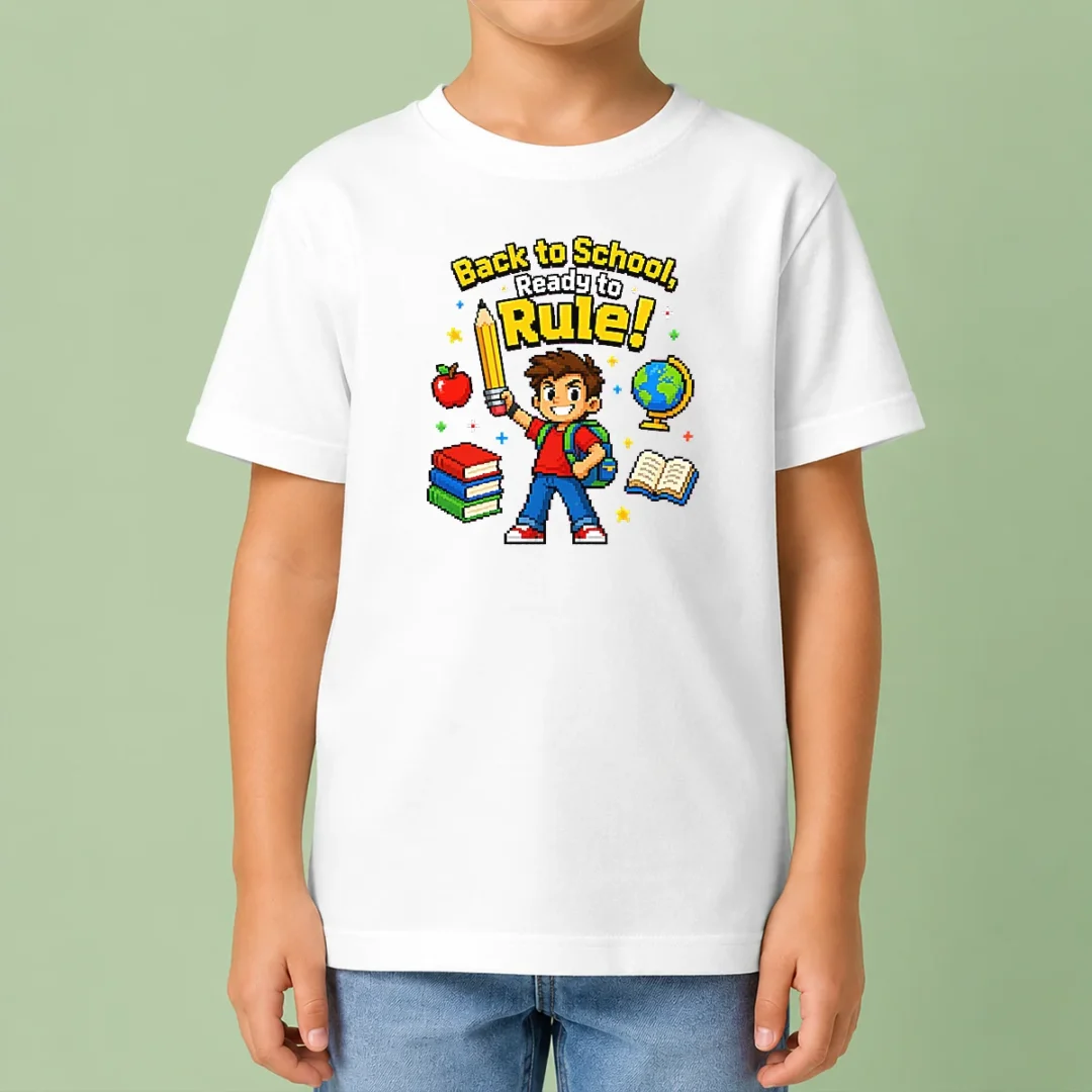 pretty-back-to-school-pixel-pride-kids-kids-t-shirt Pretty Back To School Pixel Pride Kids Kids T-Shirt