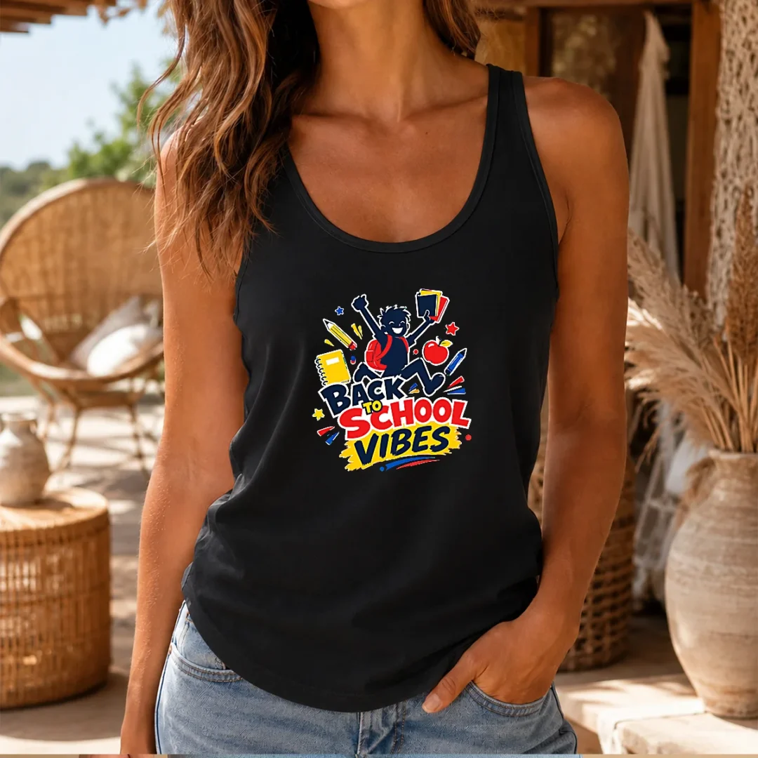 pretty-back-to-school-vibes-excited-student-silhouette-tank-top Pretty Back To School Vibes Excited Student Silhouette Tank Top