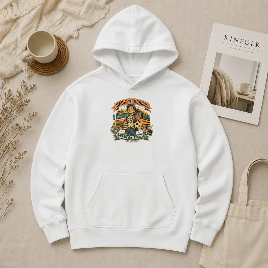 Pretty Back To School Vintage Soccer Spirit Hoodie Pretty Back To School Vintage Soccer Spirit Hoodie