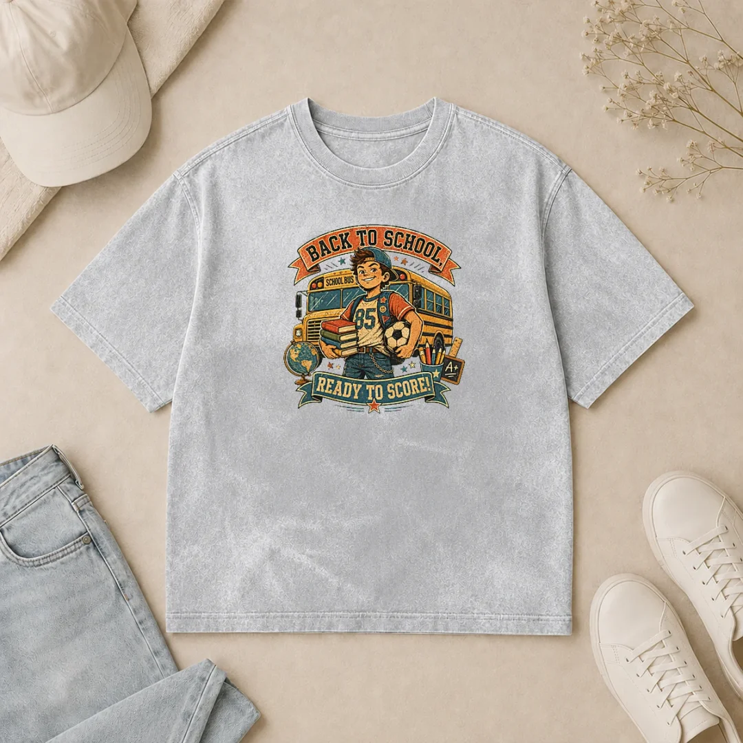 Pretty Back To School Vintage Soccer Spirit Washed T Shirt Pretty Back To School Vintage Soccer Spirit Washed T-Shirt
