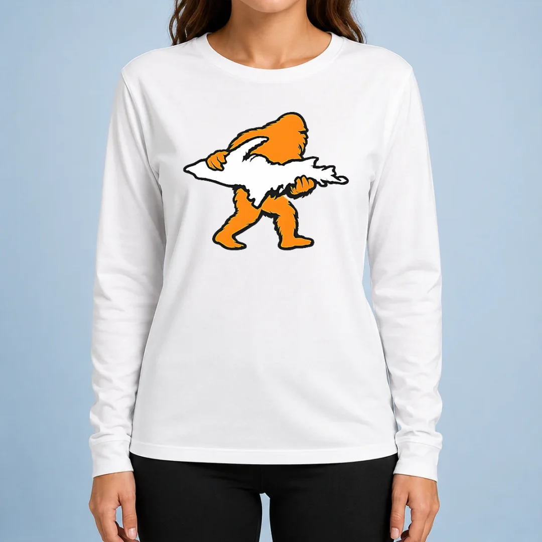 pretty-bigfoot-holding-up-of-michigan-upper-peninsula-long-sleeve-shirt Pretty Bigfoot Holding UP Of Michigan Upper Peninsula long sleeve shirt featuring a detailed graphic on a comfortable cotton fabric