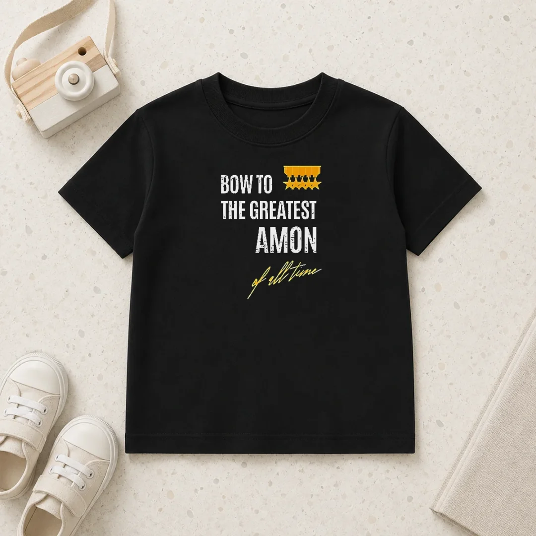 pretty-bow-to-the-greatest-amon-of-all-time-kids-t-shirt Pretty Bow To The Greatest Amon Of All Time Kids T-Shirt