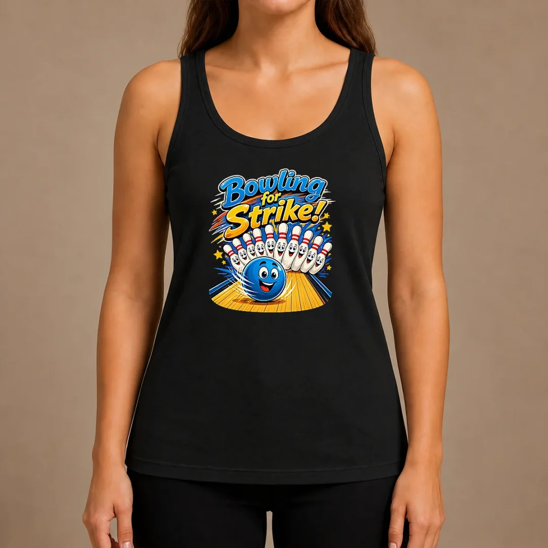 pretty-bowling-for-strike-anime-tank-top Pretty Bowling For Strike Anime Tank Top