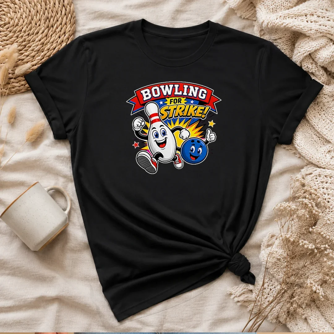 pretty-bowling-for-strike-cheerful-mascot-t-shirt-1 Pretty Bowling For Strike Cheerful Mascot