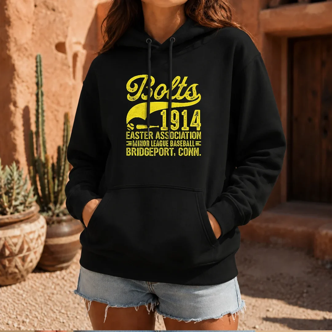 pretty-bridgeport-bolts-connecticut-vintage-baseball-team-hoodie Pretty Bridgeport Bolts Connecticut Vintage Baseball Team Hoodie
