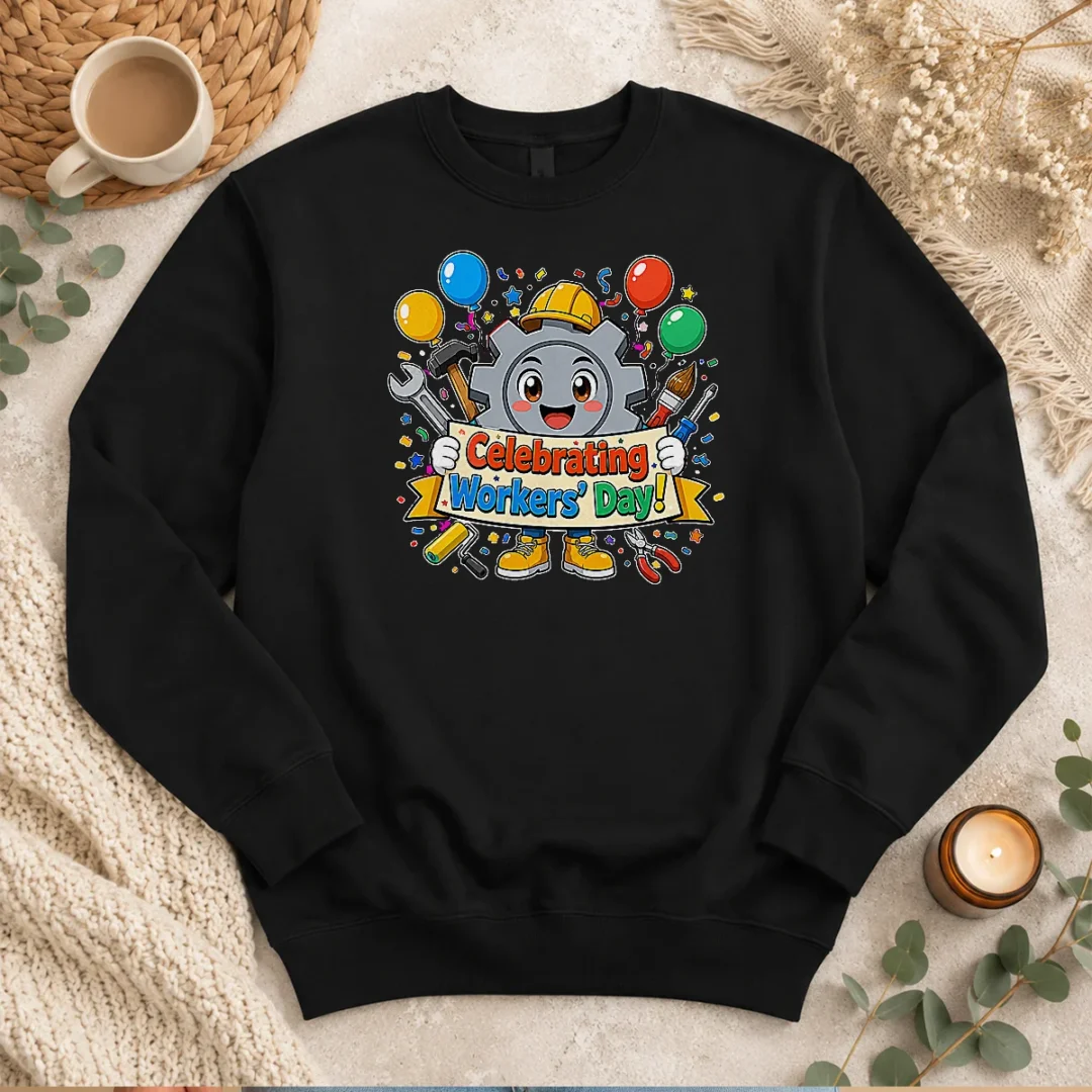 pretty-celebrating-workers-day-gear-anime-for-labour-day-sweater Pretty Celebrating Workers Day Gear Anime For Labour Day Sweater