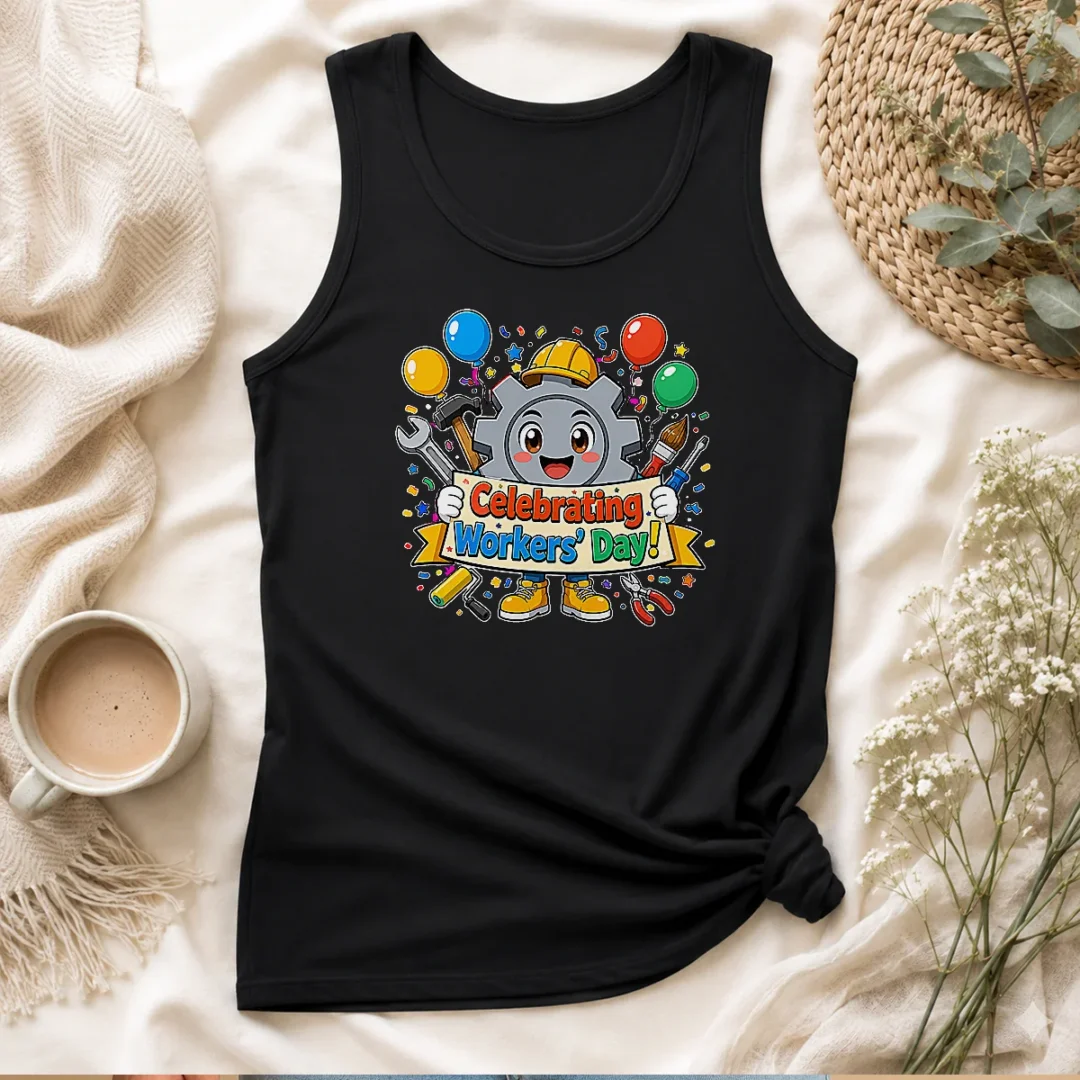 pretty-celebrating-workers-day-gear-anime-for-labour-day-tank-top Pretty Celebrating Workers Day Gear Anime For Labour Day Tank Top