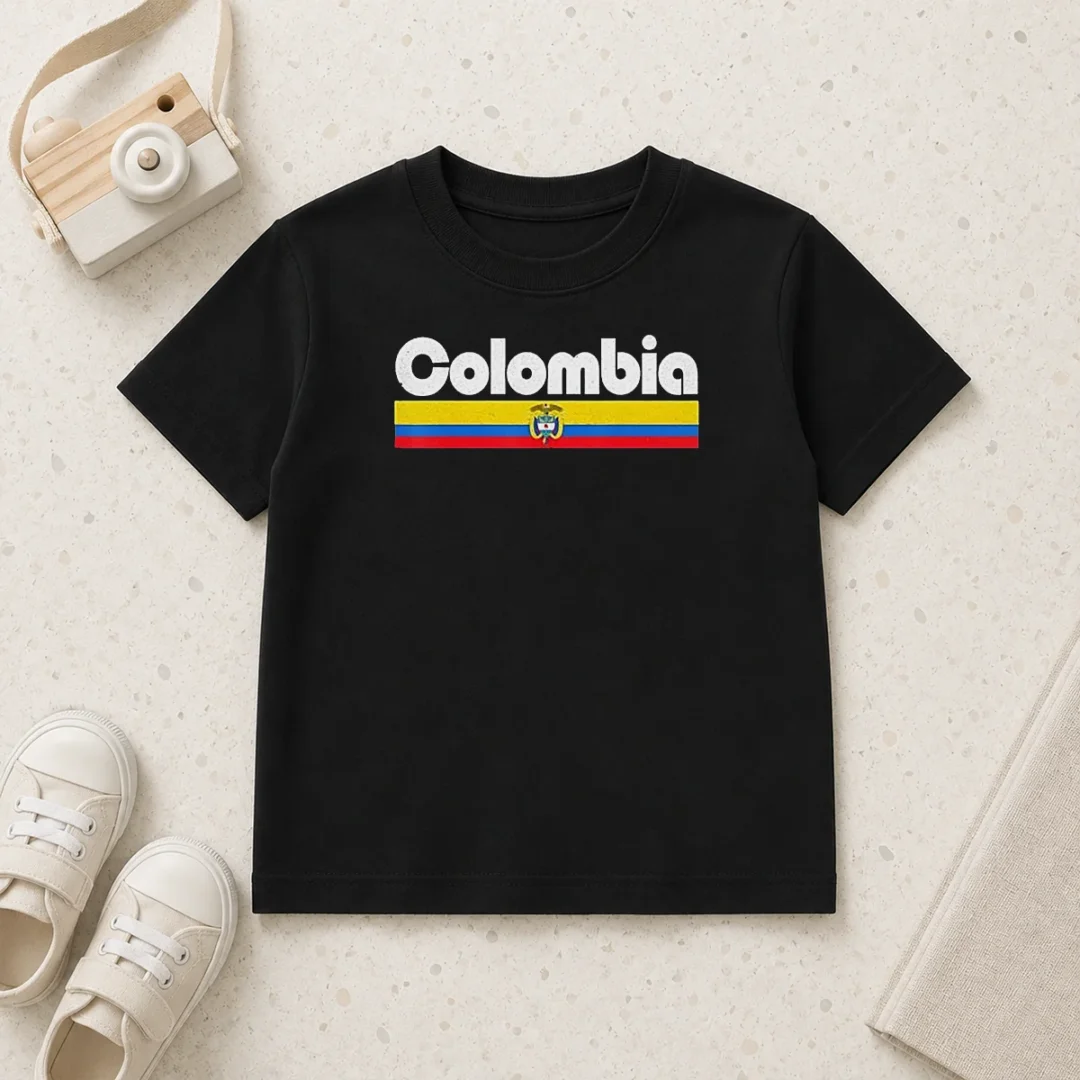 pretty-colombia-flag-colombian-pride-south-america-kids-t-shirt Pretty Colombia Flag Colombian Pride South America Kids T-Shirt