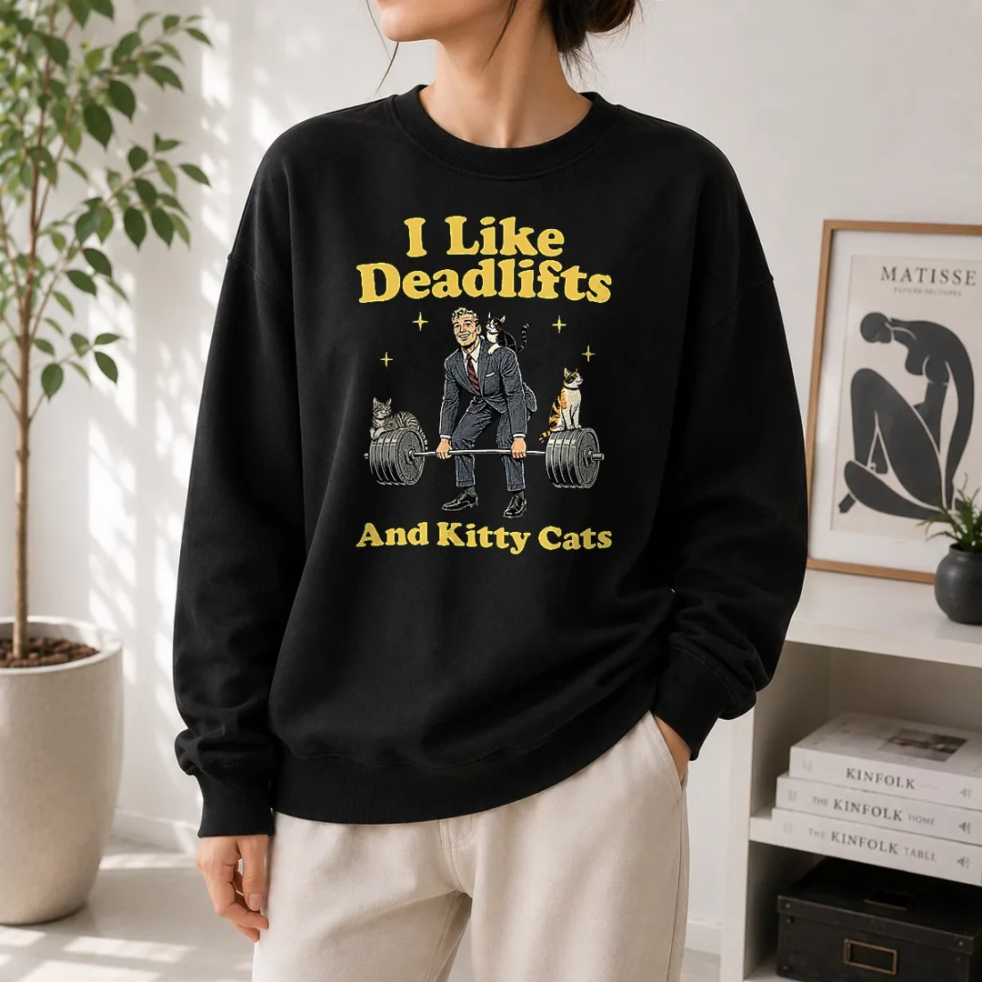 pretty-deadlifts-and-kitties-businessman-sweater Pretty Deadlifts And Kitties Businessman Sweater